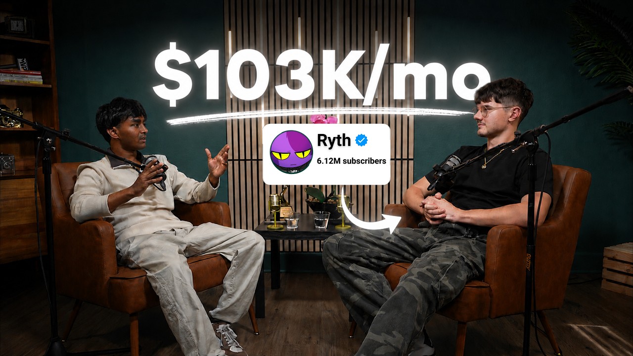 he makes $103k a month with his YouTube channel... here's how