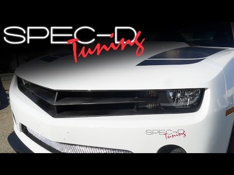 SPECDTUNING INSTALLATION VIDEO: 2010 - 2012 CHEVY CAMARO FRONT GRILLE
