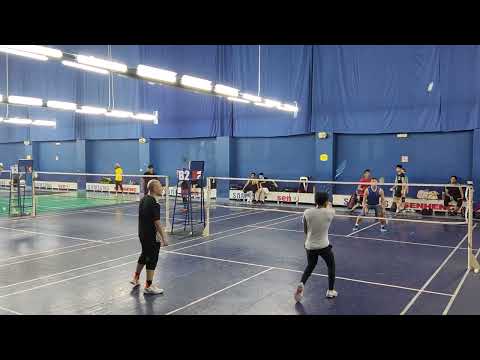 Badminton MuhibbahTeam Men's Double Social Sparring - Azizi / Ansar Vs Iwan / Mark