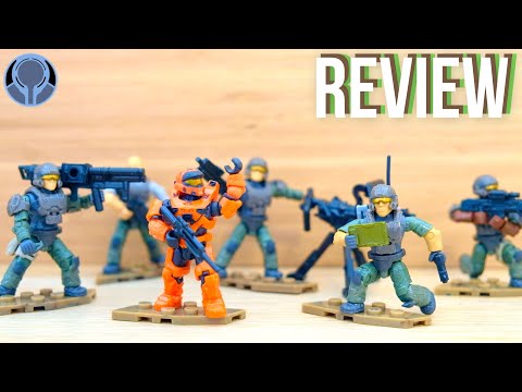 The UNSC Marine Platoon Pack Review! Halo Mega Construx