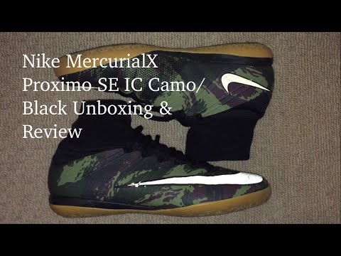 NIKE MERCURIALX PROXIMO CAMO/BLACK SE IC BOOTS UNBOXING AND REVIEW