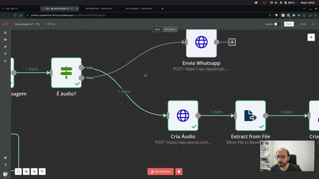 Envie áudios por Whatsapp usando IA