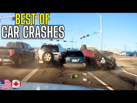 Best of Car Crashes Compilation | USA & Canada - 45