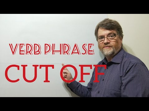 English Tutor Nick P Verb Phrase (220) Cut Off - 10 Meanings