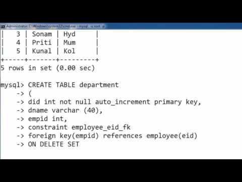 1 Introduction to SQL Hindi