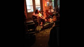 Simon Spalding on the Crwth at Trent River Coffee Company
