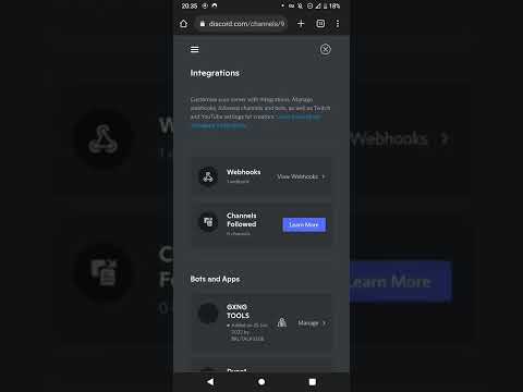 how to spam webhook URLs on mobile!