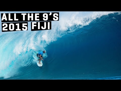 ALL THE 9'S AND UP - Fiji Pro 2015 w/ Owen Wright, Kelly Slater, Julian Wilson | WSL REWIND