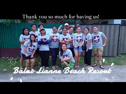 Batangas team building @ Balai Lianne Beach Resort🐚🌊