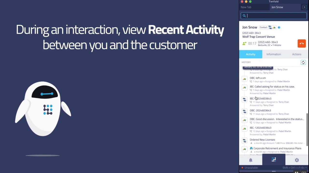 Tenfold CTI - Microsoft Dynamics CRM and Genesys Integration