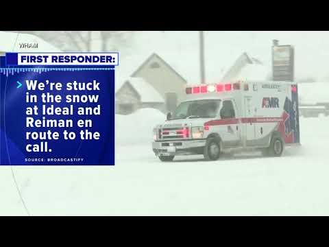 Potentially historic lake-effect snowfall pounds Western New York