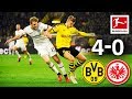 Borussia Dortmund vs. Eintracht Frankfurt I 4-0 I Haaland, Sancho, Piszczek & Guerreiro Score