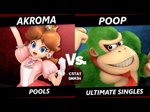 NO CAPS 9/13/19  - Akroma (Daisy, Peach) vs Poop (Donkey Kong) Smash Ultimate Pools