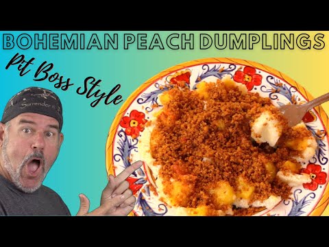 Bohemian Peach Dumplings (Not Dessert)
