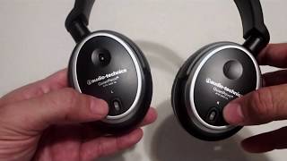 Video thumbnail for Audio-Technica ATH-ANC7b QuietPoint review and open box!! by Gus Gus