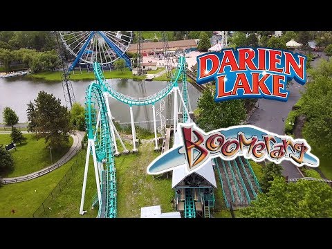 On-ride point of view of Boomerang