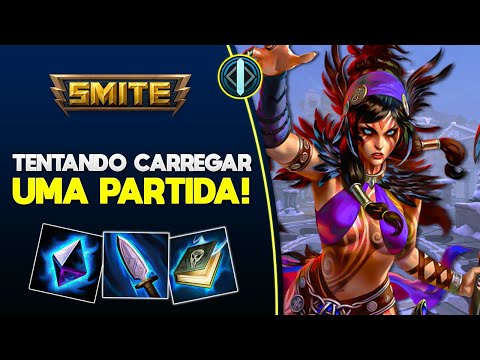 Trying my BEST to carry this MATCH! THE MORRIGAN MID - ⚡ Smite BR Ranked Achievement