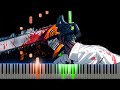 Chainsaw Man Kick Back Opening Piano Cover Midi Tutorial Sheet App Karaoke