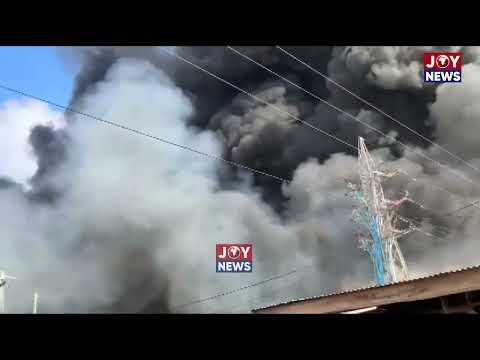 Happening now: Fire outbreak at Avenor, North Industrial Area