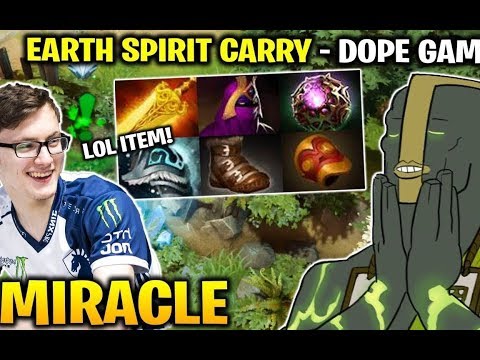 Miracle Earth Spirit LOL ITEM! MID CARRY DOPE AF GAME!
