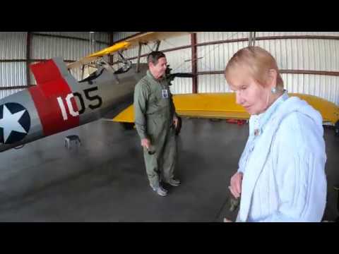 Roped into Stearman Biplane Open Cockpit Flight Lesson, Mesa, Arizona, 1 February 2020, GX010251