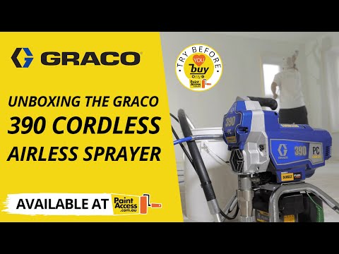Unboxing the Graco 390 Cordless Airless Sprayer
