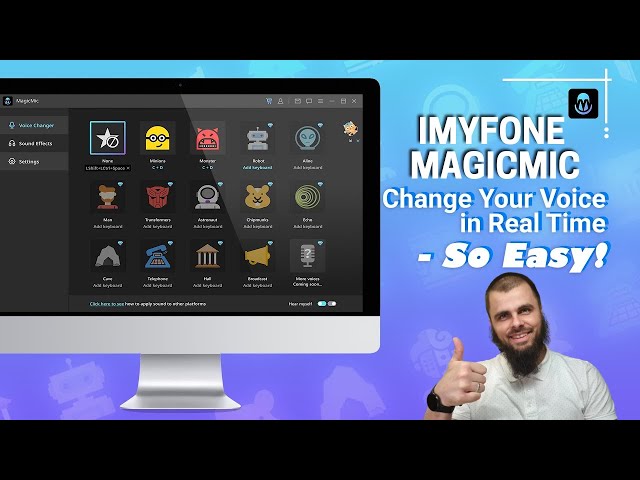 iMyFone MagicMic - Bästa röstväxlare i realtid