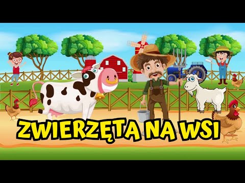 Zwierzęta dla Dzieci - Zwierzęta na Wsi - Zwierzęta w ZOO - Bajka Edukacyjna