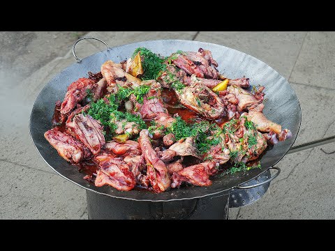 DRUNK CHICKEN AZERBAIJAN RECIPE. CHICKEN IN WINE(eng. sub) | ƏSL KEFLİ BEÇƏNİN HAZIRLANMA QAYDASI