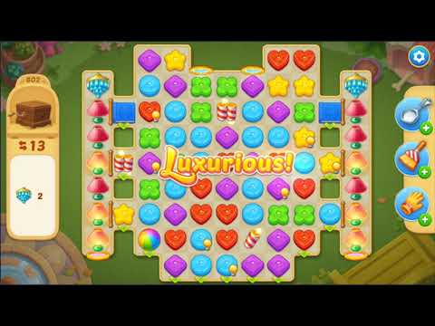 Matchington Mansion Level 802 - 803 | MICRO GAMEPLAY HD