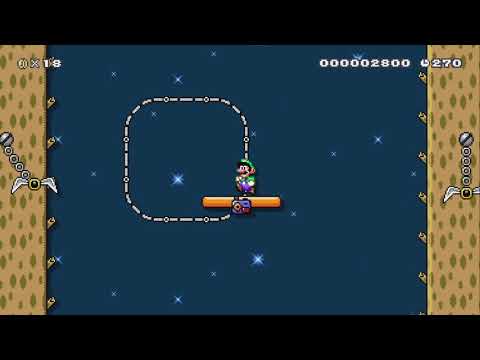 Seesaw Claw Swing by Dr.Tricky - Super Mario Maker 2 - No Commentary 1bx