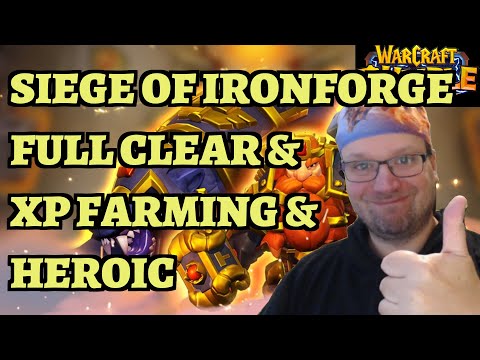 Siege of Ironforge FULL CLEAR - BEST XP FARM - HEROIC - Warcraft Rumble