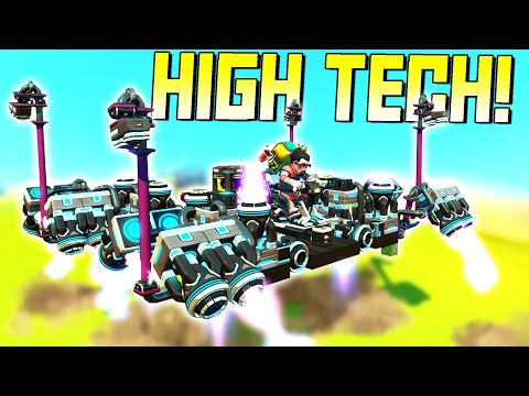 We Searched "High Tech" on the Workshop for Superior Function!  - Scrap Mechanic Workshop Hunters