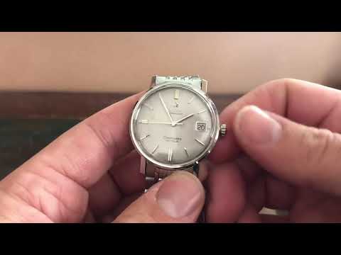 Vintage Omega Seamaster 5 Series Quickset Date Model Instructions How to change calendar watch