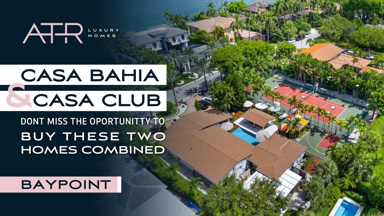 Bay Point Casa Bahia & Casa Club | $72.5 Million Dollar Mansions | Bayfront Miami Luxury Homes