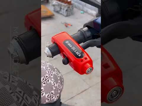 Product Link in Bio ( #537 ) 🚀 Motorcycle Safety Brake Grip Lock