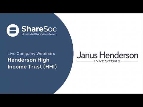 ShareSoc Webinar with Henderson High Income Trust (HHI)- September 2026