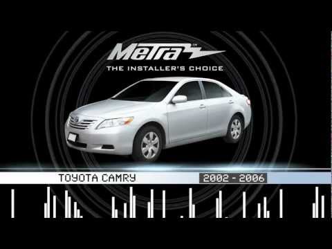 Metra TOYOTA CAMRY 2002-2006 99-8231 dash kit