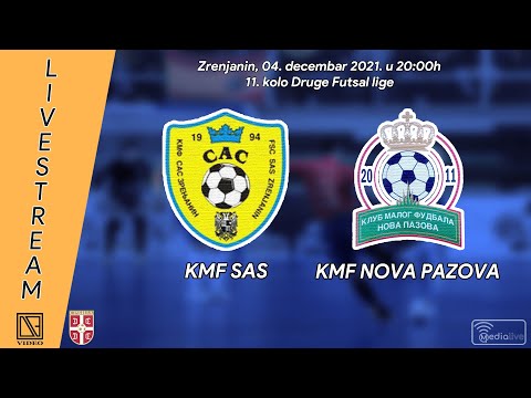 [04.12.2021.] KMF "SAS" Zrenjanin - KMF "NOVA PAZOVA" Nova Pazova (Full match Livestream)