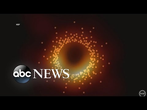 Astronomers capture 1st ever photo of massive black hole