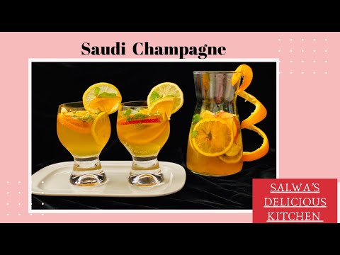How to make Saudi Champagne | Non Alcoholic Drink | Best Mock-tail Recipes | Refreshing Drink