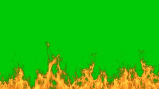 Flames of fire Green screen effects HD video