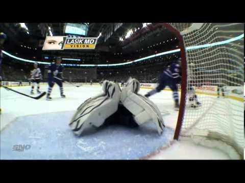 Reimer w/ the Quick Skates - Maple Leafs vs. Devils - Mar/4/2013