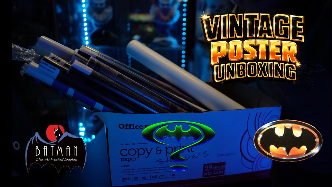 opening over 20 Vintage Rare Batman posters (Batman Collection part )