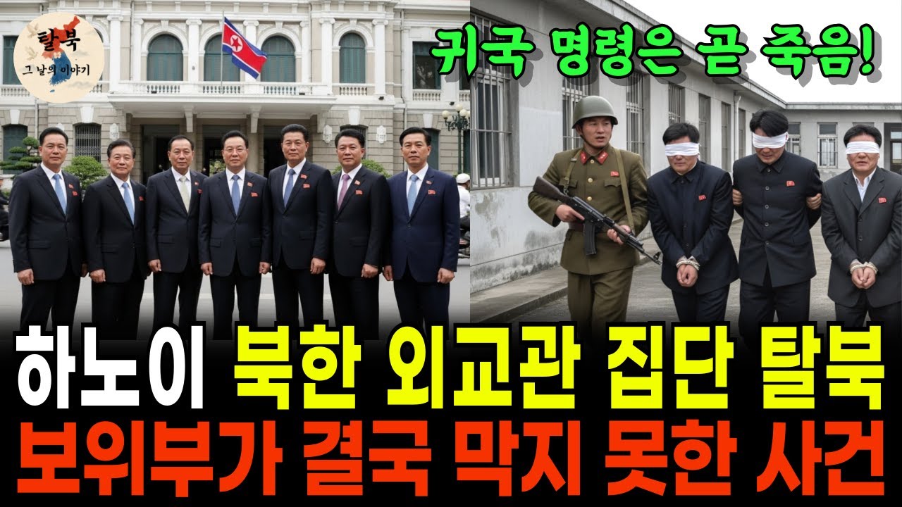 [탈북이야기] 하노이 북한 외교관들의 기적 같은 탈북! 김정은 ‘귀국 명령’ 거부한 충격의 밤