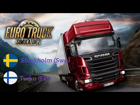 ETS2 - Entrega desde Estocolmo (Suecia) a Turku (Finlandia)