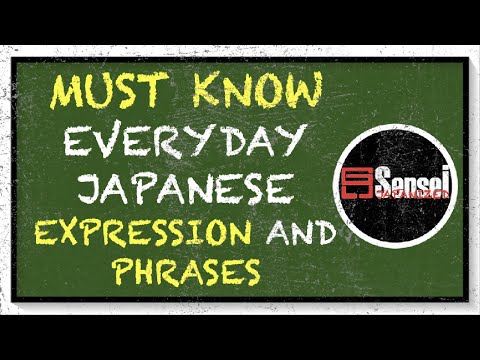 30 Must Know Everyday Basic Japanese Expression and Phrases
