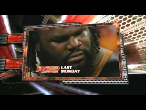 WWE Raw 7/20/09 - Chris Jericho vs. Mark Henry 1/2