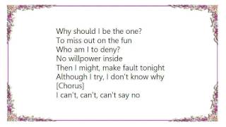 Vitamin C - I Can't Say No Lyrics