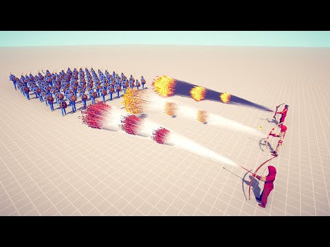 TRIO GODS vs 100x EGYPTEAN WARRIORS - Totally Accurate Battle Simulator TABS